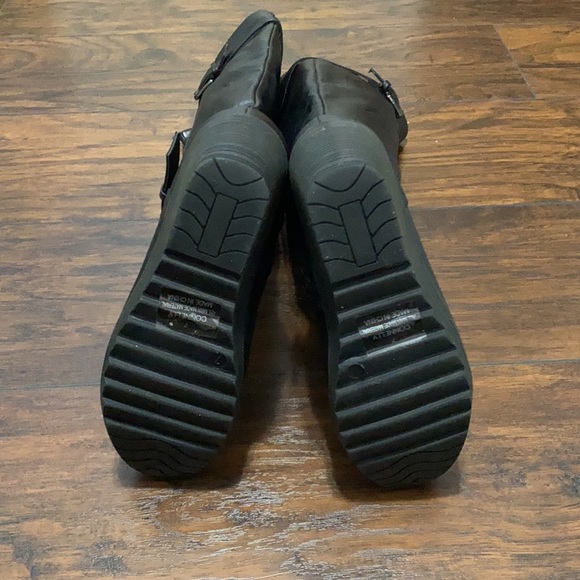 Bucco NEW Connelly black wedge boot 7 - Picture 8 of 14